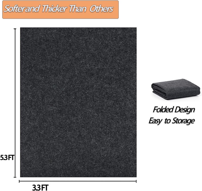 Ahpuhtan 5.3 x 3.3 FT Outdoor Storage Shed Mat, Waterproof Storage Shed Flooring Mat, Anti-Slip Patio Furniture Floor Scratch Prevention Mat, Dustproof Outdoor Carport Mat… - Image 2